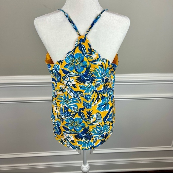 J Crew Women's Floral scalloped cami top size 10 - Picture 4 of 9